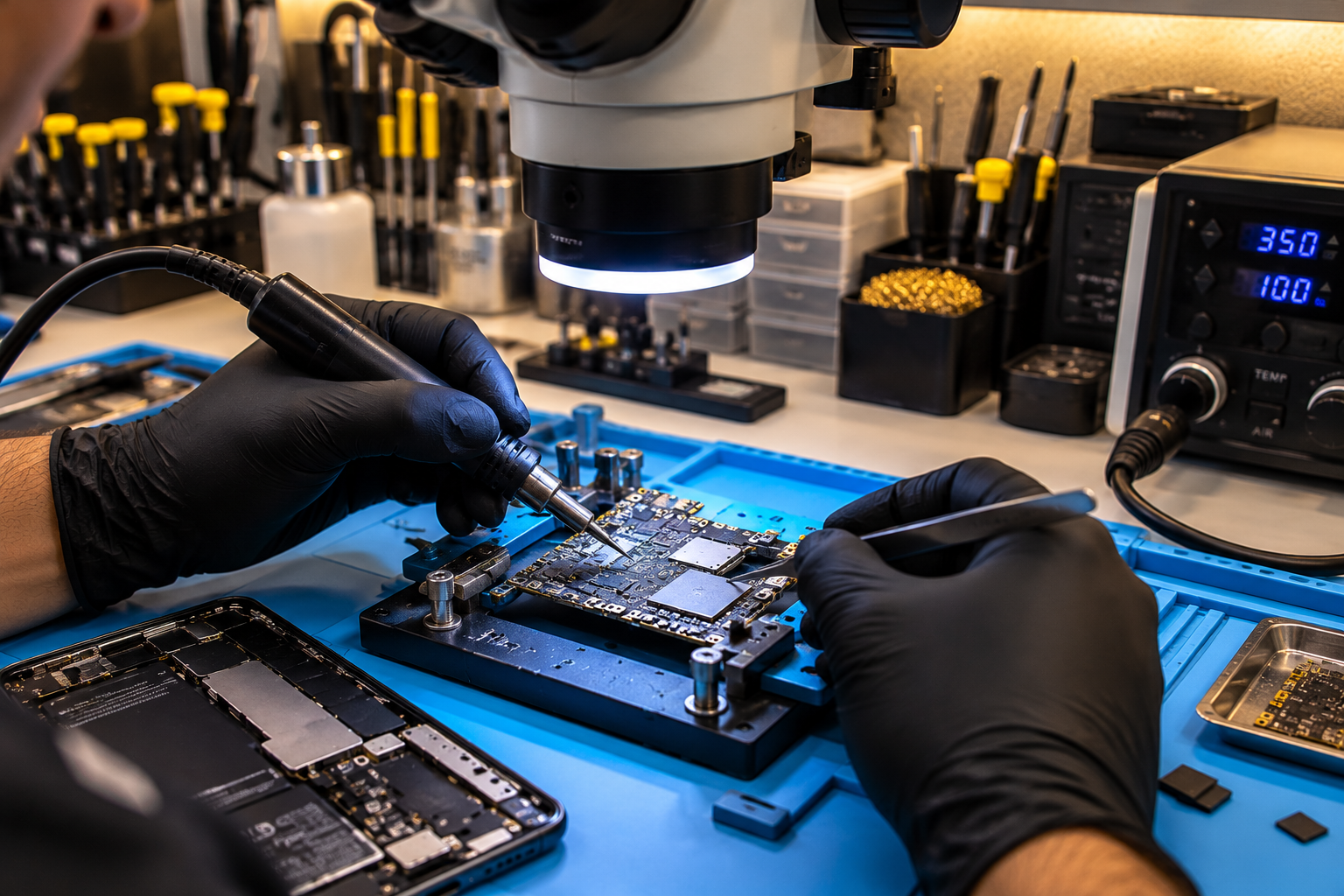 Reparo de placa de celular