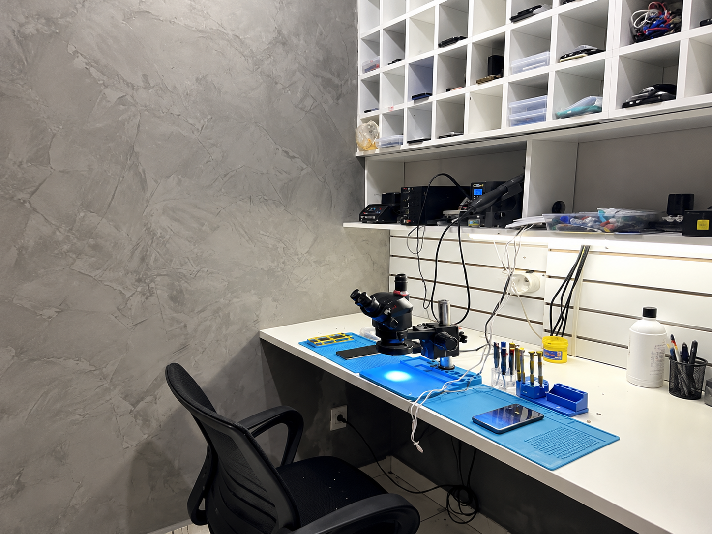 Área técnica da Cell Store