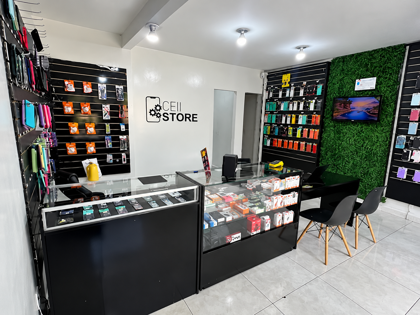 Interior da Cell Store